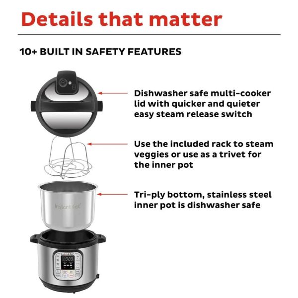 Instant Pot® Duo™ - Daugiafunkcinis puodas (8L) 7-in-1 - Image 4