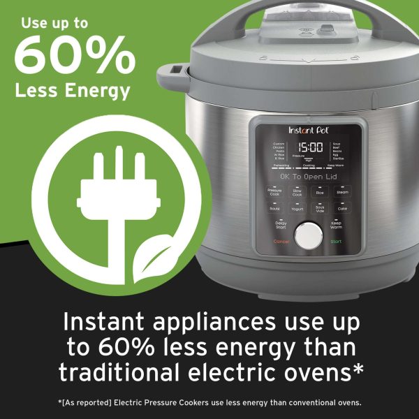 Instant Pot® Duo™ Plus daugiafunkcinė slėginė viryklė su tylaus garo išleidimo funkcija (5,7L) 9-in-1 - Image 6
