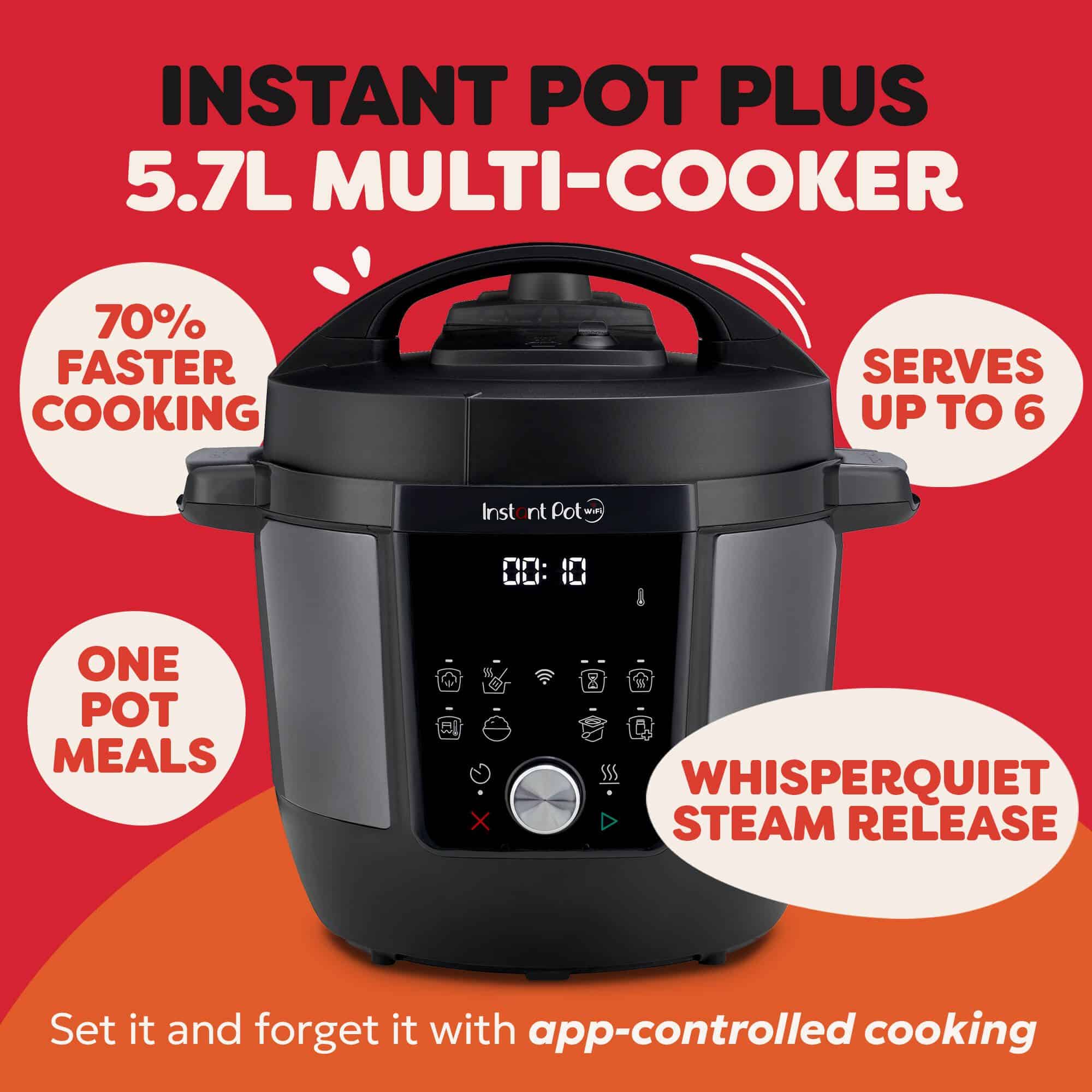 Instant Pot Plus 5,7L (Plus 6) daugiafunkcinė viryklė - Image 4