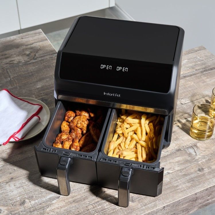 Instant Pot Vortex Dual 8L 8-in-1 oro gruzdintuvė su dviem stalčiais - Image 2