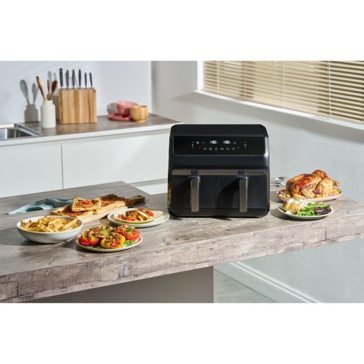 Instant Pot Vortex Dual 8L 8-in-1 oro gruzdintuvė su dviem stalčiais - Image 3