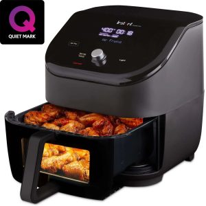 Instant Vortex® Plus nerūdijančio plieno oro gruzdintuvė su ClearCook (5,7L) 6-in-1