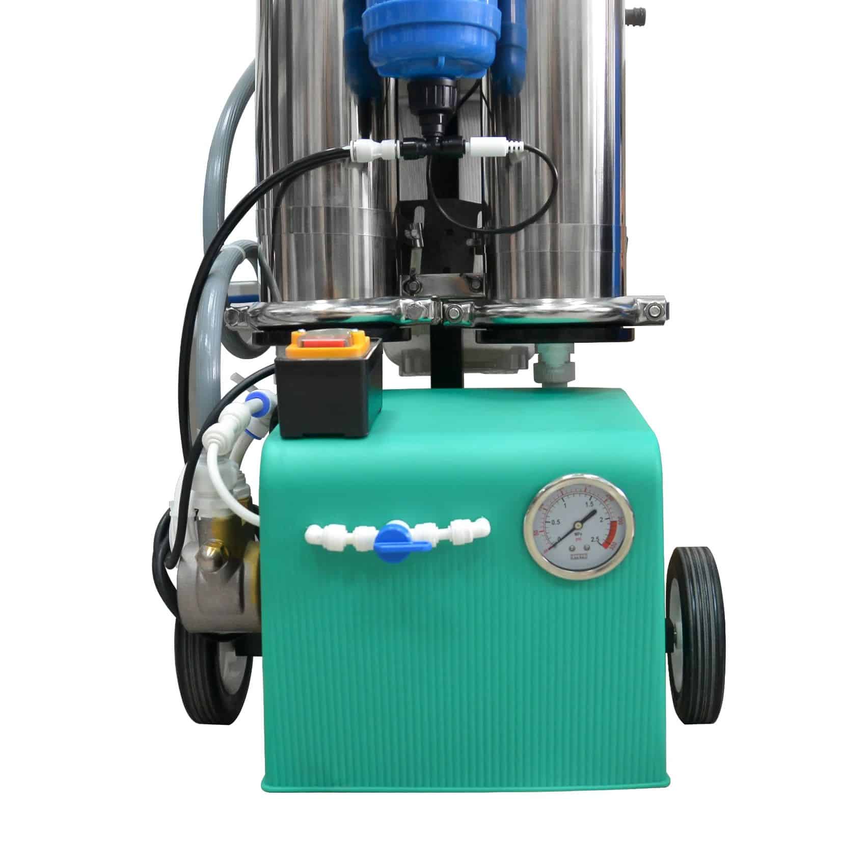 Mobili nerūdijančio plieno dejonizuoto vandens filtravimo sistema su RO membranomis - Image 5