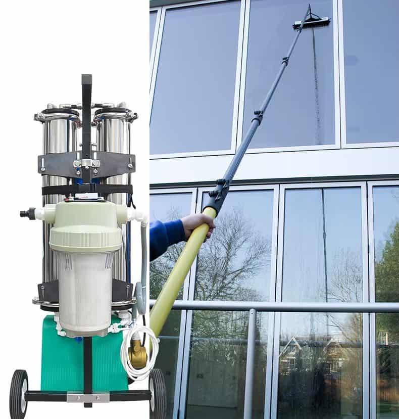 Mobili nerūdijančio plieno dejonizuoto vandens filtravimo sistema su RO membranomis - Image 6