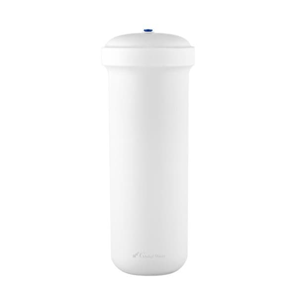 Replacement water filter cartridge for home filtration systems, white cylindrical design, easy to install, ensures clean and pure drinking water, compatible with various water purifier brands.
