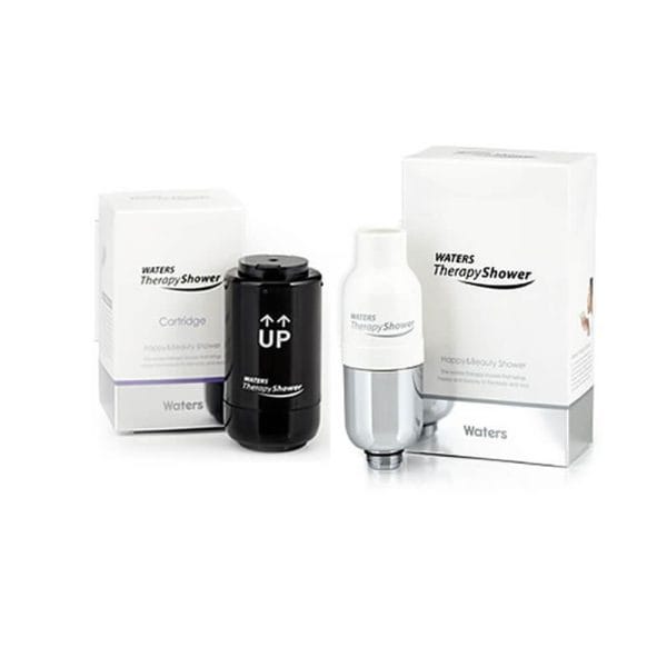 Replacement water filter cartridge for TherapY Shower systems, compatible with filters from Waters Therapy Shower for clean, healthy shower water. Ideal for water filtration and treatment.