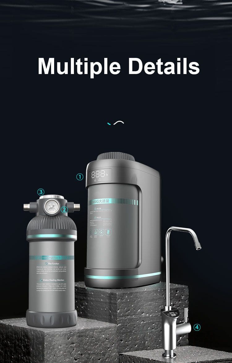 Profesionali atvirkštinio osmoso sistema - A12 Pro 1200GPD (3 litrai per minutę) - Image 3