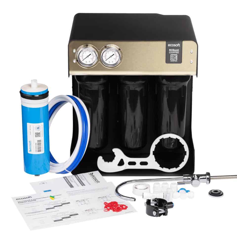 Replacement water filter system for cleaner drinking water, includes cartridges and installation kit, suitable for home use, eco-friendly water purification device, easy to install and maintain.